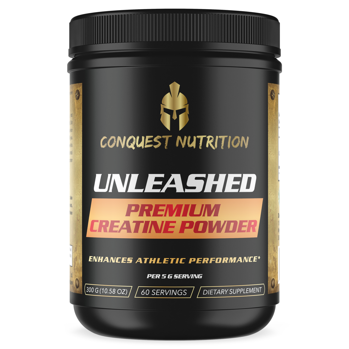 Unleashed Premium Creatine Powder - 60 Servings Vegan Friendly
