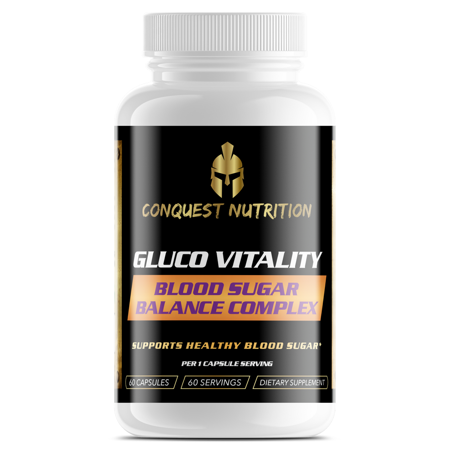 Gluco Vitality Blood Sugar Balance Complex - 60 Veggie Capsules