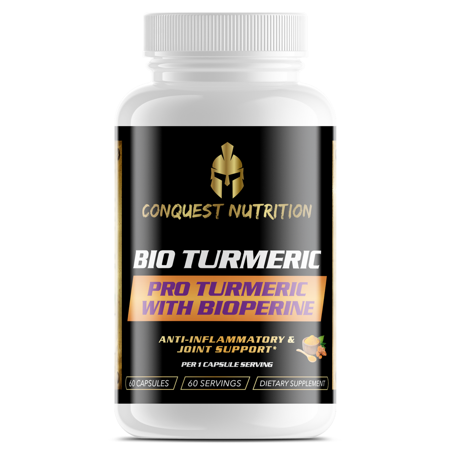 Bio Turmeric Pro Turmeric with BioPerine - 60 Veggie Capsules