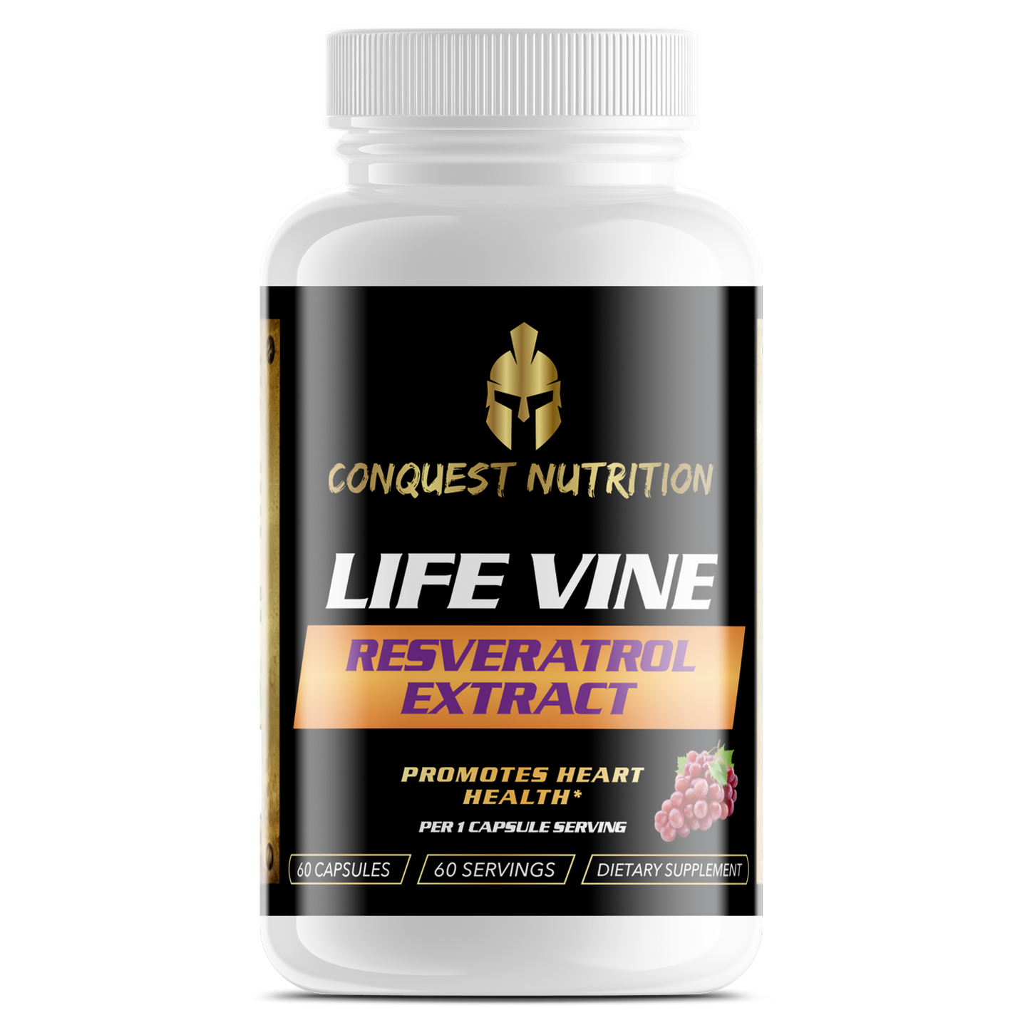 Life Vine Resveratrol Extract - 30 Veggie Capsules