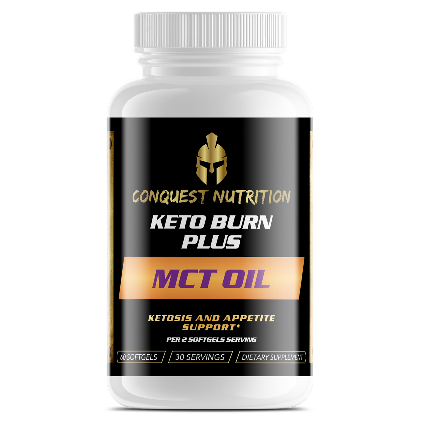 Keto Burn Plus MCT Oil - 60 Soft Gels