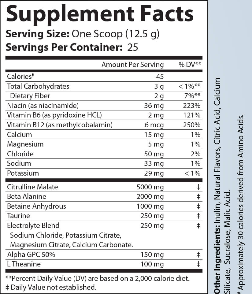 Zen Warrior Stim Free Pre-Workout Cherry Blast Flavor - 25 Servings