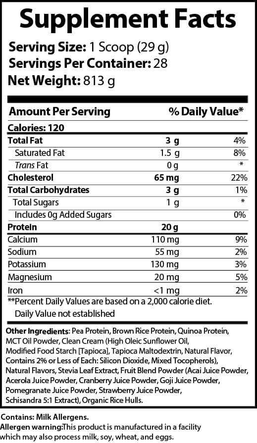 Nature Pure Vegan Protein - Vanilla Milkshake Flavor 2lb Vegan Friendly Supplement