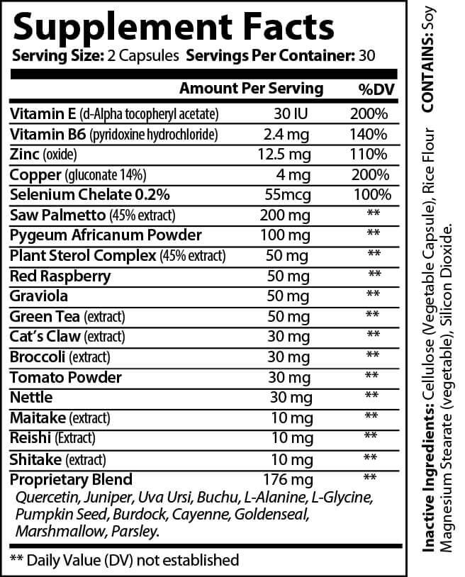Pro Men Prostate Complex - 60 Veggie Capsules