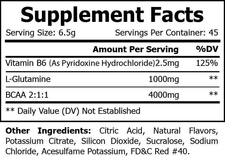 Pro Fuel BCAA Fruit Punch Flavor - 45 Servings for Optimal Performance