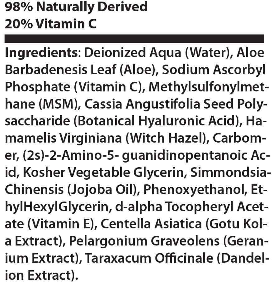 Vital C Glow Vitamin C Serum 2oz - Vegan Friendly Skincare Solution