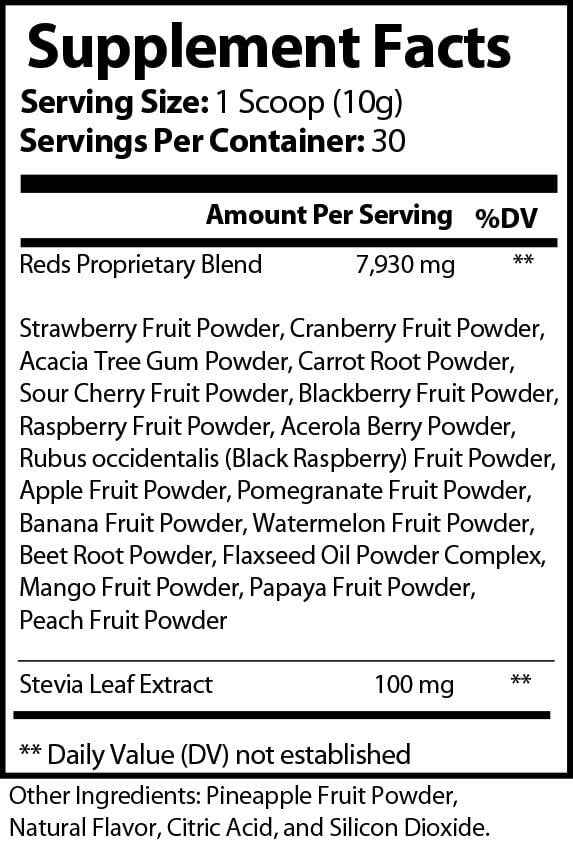 Vital Fuel Red Superfood Kiwi Strawberry Flavor - 30 Servings for Optimal Health
