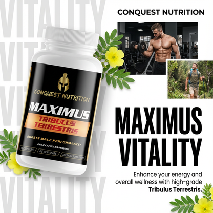 Maximus Tribulus Terrestris Capsules - 90 Veggie Capsules for Enhanced Vitality