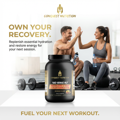 No Sweat Recovery Carb + Electrolyte Summer Punch Flavor 3lbs - Ultimate Hydration and Energy Reload