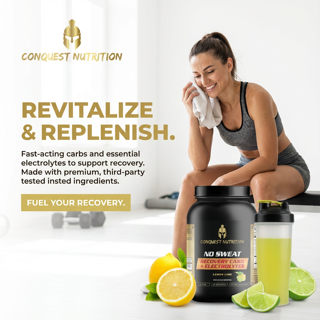 No Sweat Recovery Carb + Electrolytes Lemon Lime Flavor - 3lbs