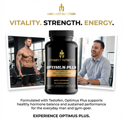 Optimus Plus Premium Testosterone with Testofen - 90 Veggie Capsules