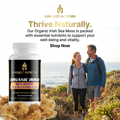 Organic Irish Sea Moss Plus Capsules - 60 Veggie Capsules