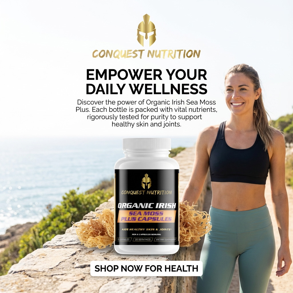Organic Irish Sea Moss Plus Capsules - 60 Veggie Capsules