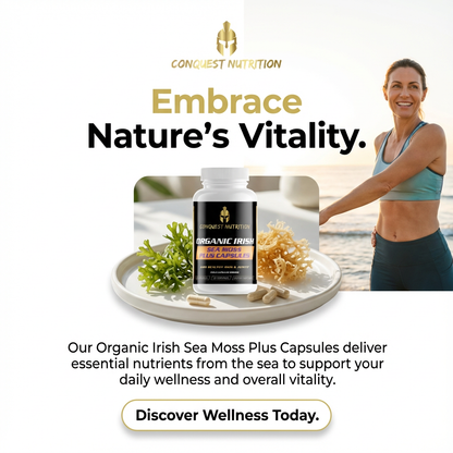 Organic Irish Sea Moss Plus Capsules - 60 Veggie Capsules