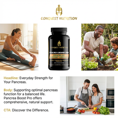 Pancrea Boost Pro Pancreas Support Complex - 60 Veggie Capsules for Optimal Wellness