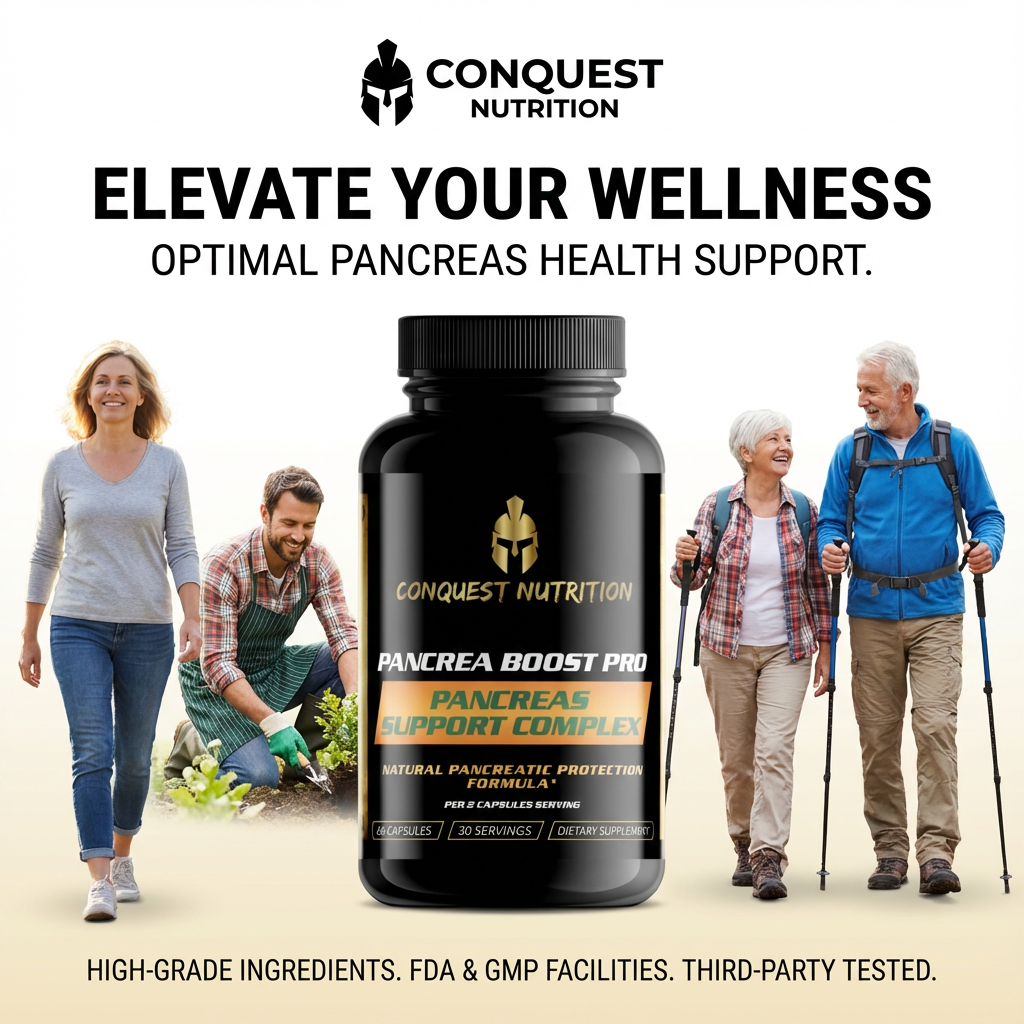 Pancrea Boost Pro Pancreas Support Complex - 60 Veggie Capsules for Optimal Wellness