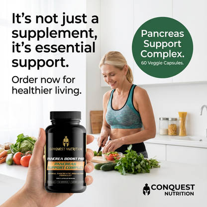 Pancrea Boost Pro Pancreas Support Complex - 60 Veggie Capsules for Optimal Wellness