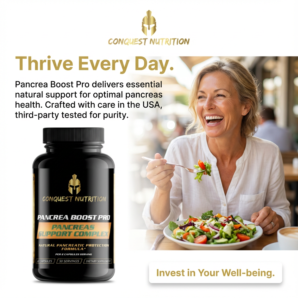 Pancrea Boost Pro Pancreas Support Complex - 60 Veggie Capsules for Optimal Wellness