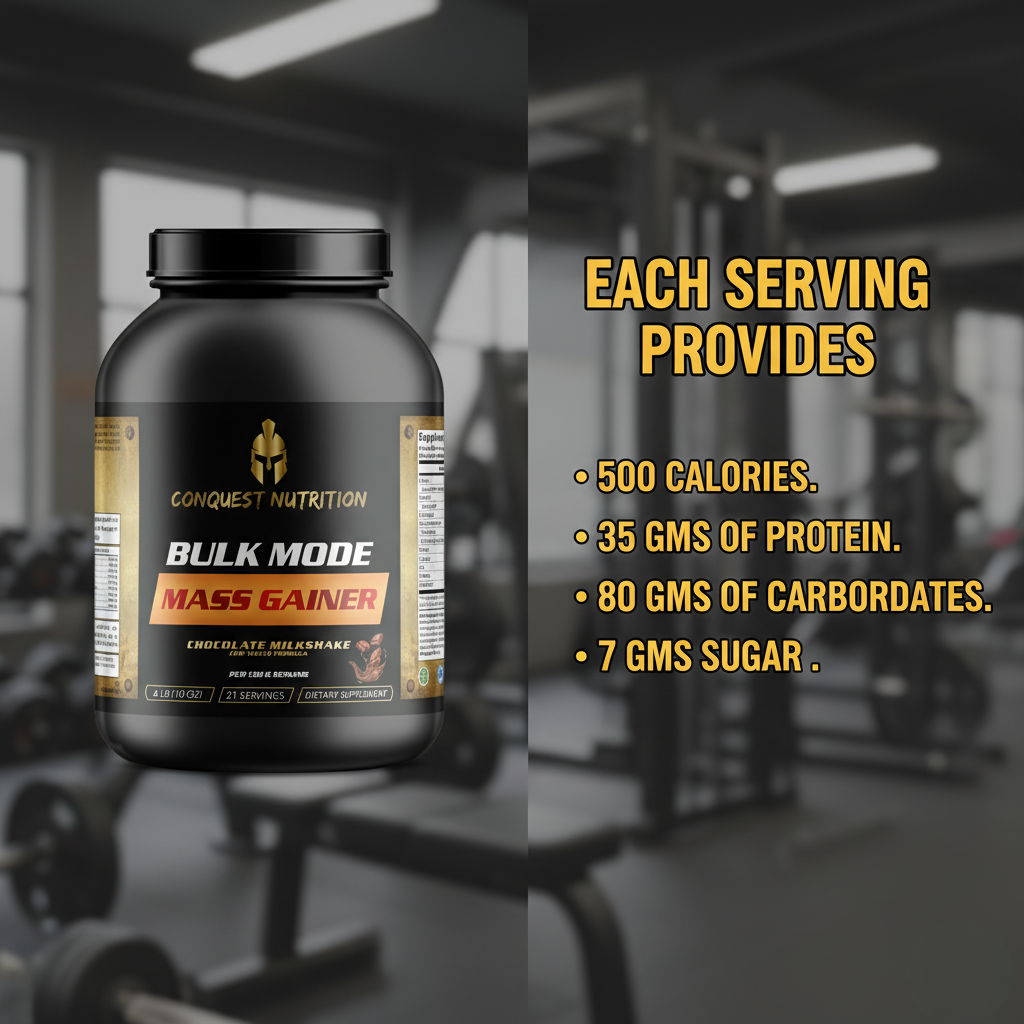 Bulk Mode Mass Gainer Chocolate - Low Sugar Chocolate Milkshake Flavor, 6lbs