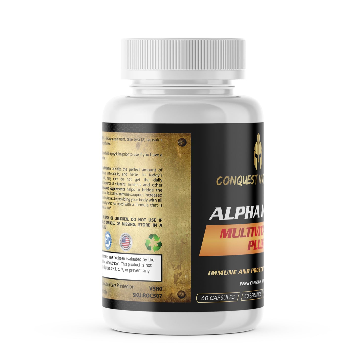Conquest Alpha 男性綜合維生素 Plus - 30 份