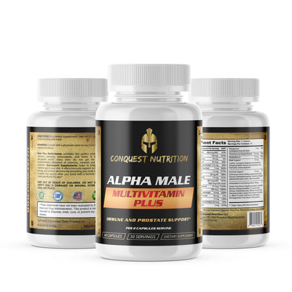 Conquest Alpha 男性綜合維生素 Plus - 30 份