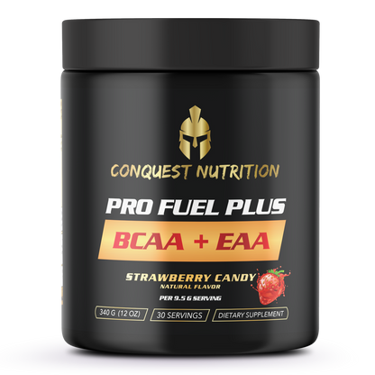 Pro Fuel Plus BCAA + EAA Strawberry Candy Flavor - 30 Servings