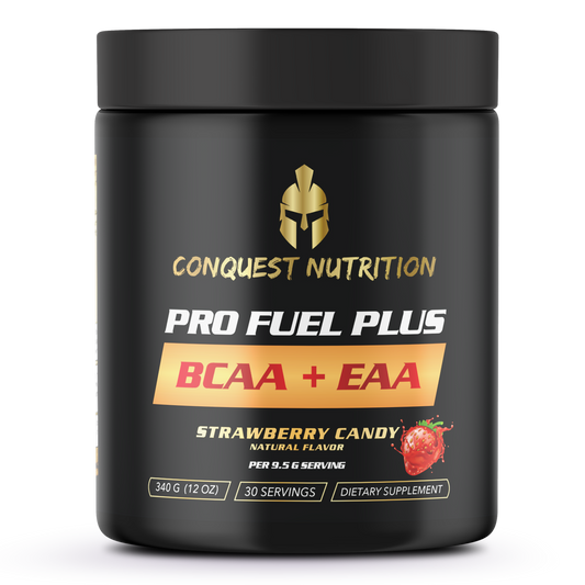 Pro Fuel Plus BCAA + EAA Strawberry Candy Flavor - 30 Servings
