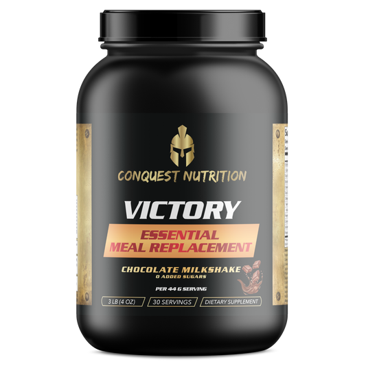 Victory Essential Meal Replacement Protein Chocolate Milkshake Flavor  -  2.9lb 30 Servings