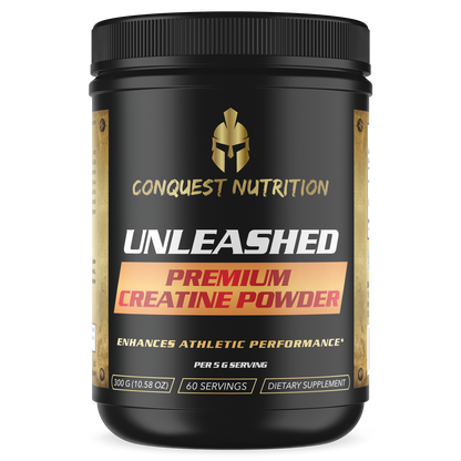 Unleashed Premium Creatine Powder - 60 Servings Vegan Friendly