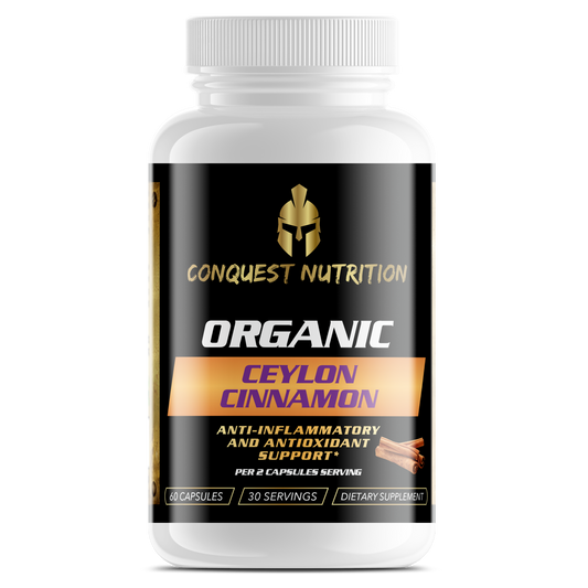 Organic Ceylon Cinnamon Extra Strength - 60 Veggie Capsules