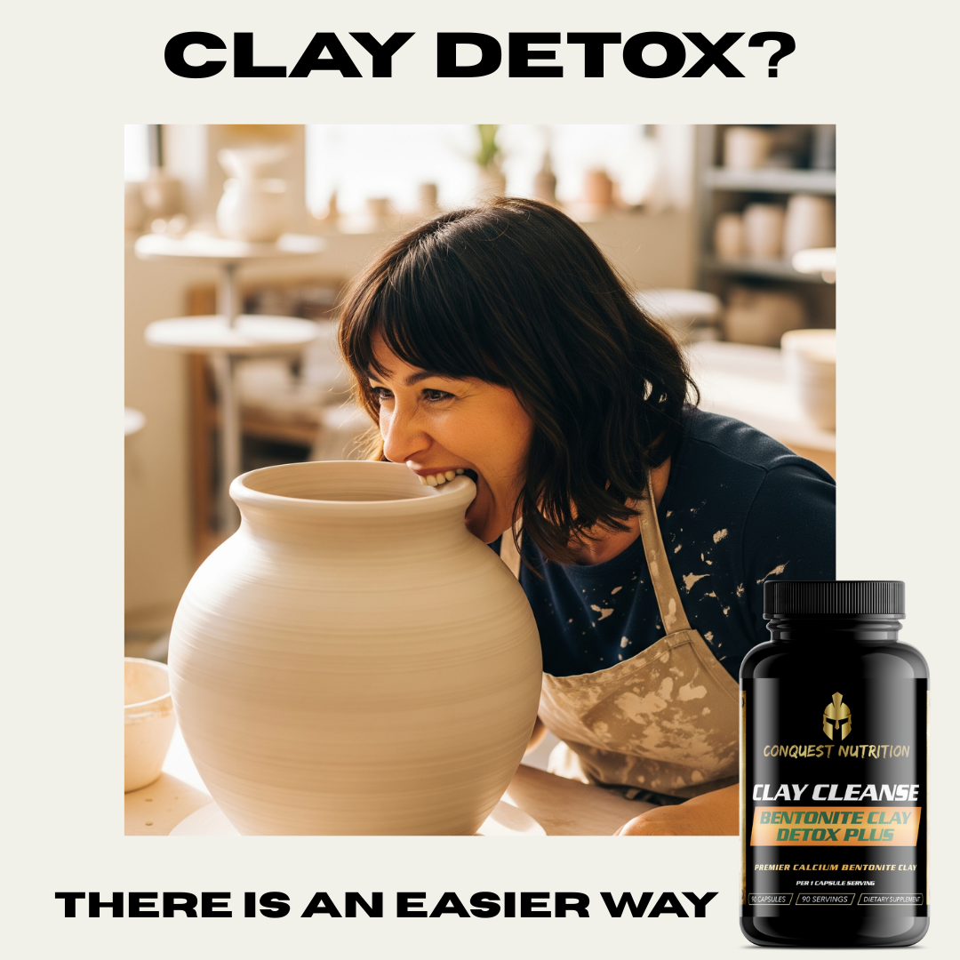 Clay Cleanse Bentonite Clay Detox Plus - 90 Veggie Capsules
