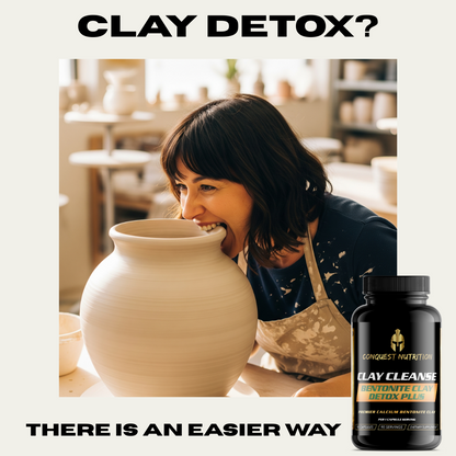 Clay Cleanse Bentonite Clay Detox Plus - 90 Veggie Capsules