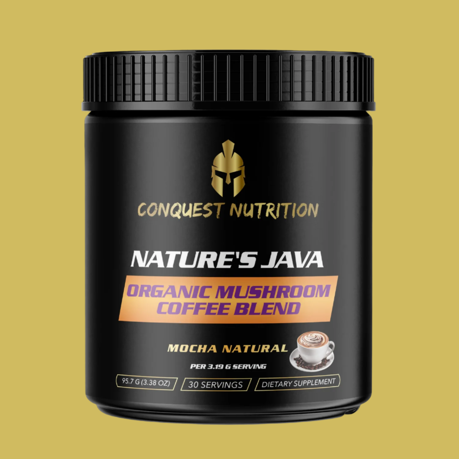 Conquest Nutrition Nature's Java Organic Mushroom Blend