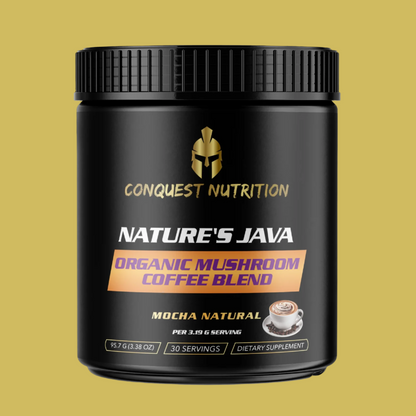 Conquest Nutrition Nature's Java Organic Mushroom Blend