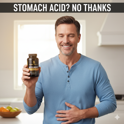 Beta Boost Betaine HCL Plus - Boost Digestive Health with 90 Veggie Capsules