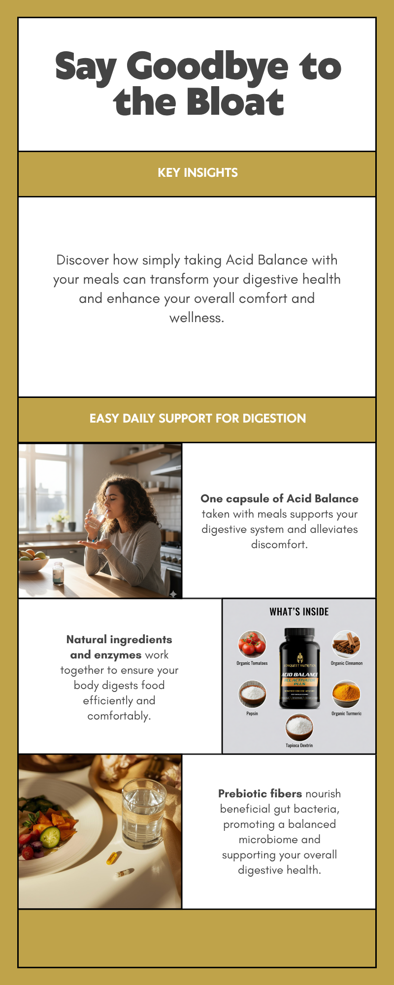 Acid Balance HCL Activator Plus - 90 Capsules for Optimal Digestive Health