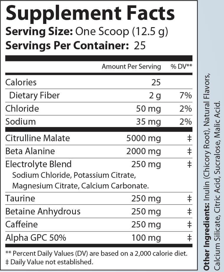 Warrior Pre-Workout Georgia Peach Rings Flavor - 25 Servings