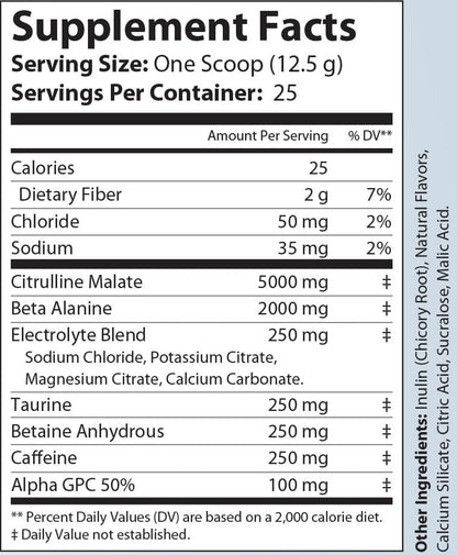 Warrior Pre-Workout Georgia Peach Rings Flavor - 25 Servings
