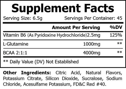 Pro Fuel BCAA Fruit Punch Flavor - 45 Servings