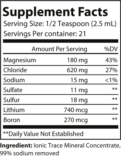 Harmonize Premium Mineral Complex 2 fl oz Vegan Friendly