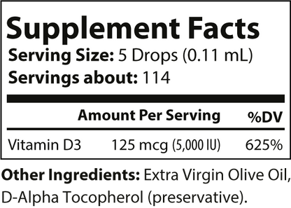 Liquid D3 Ultra 0.43 fl oz Vegan Friendly