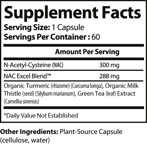 NAC Ultra Plus - 60 Veggie Capsules