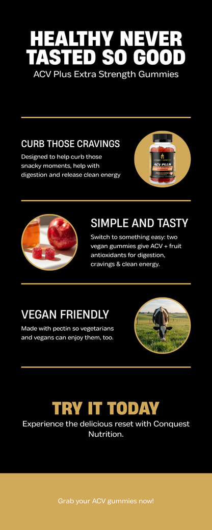 Apple Cider Vinegar Gummies with Pomegranate - 60 Vegan Gummies