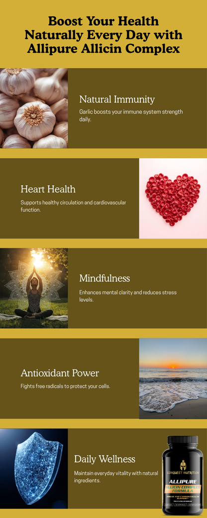 AlliPure Allicin Complex - Natural Immune Support in 60 Veggie Capsules