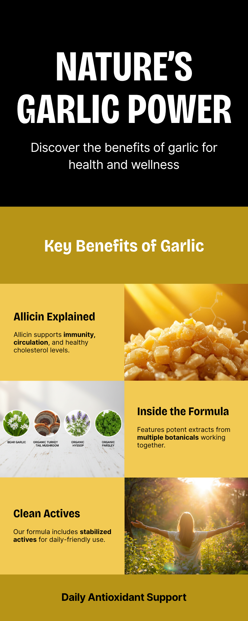 AlliPure Allicin Complex - Natural Immune Support in 60 Veggie Capsules