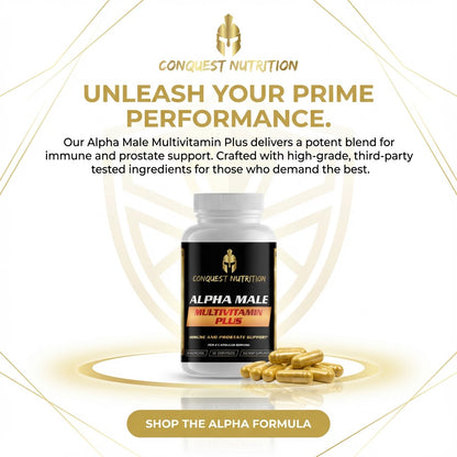 Alpha Male Multivitamin Plus - 60 Veggie Capsules for Optimal Health