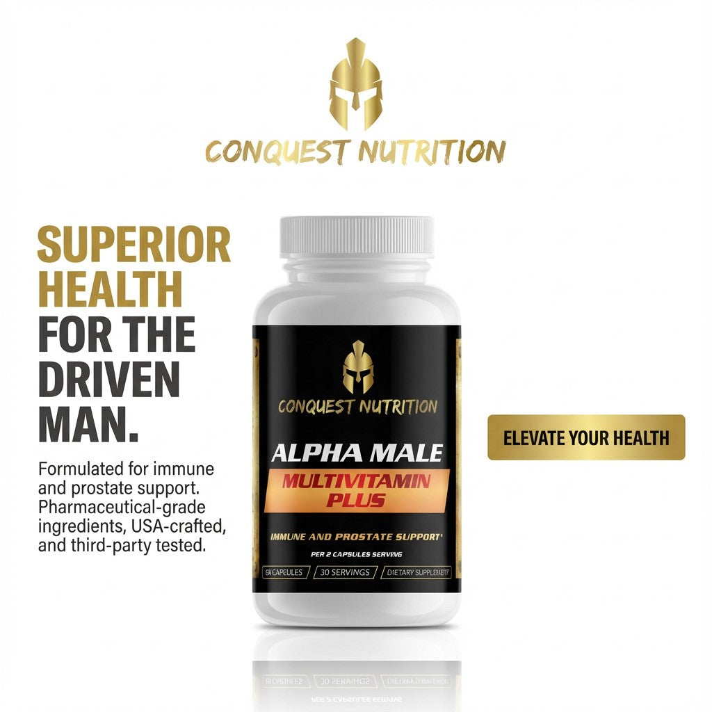 Alpha Male Multivitamin Plus - 60 Veggie Capsules for Optimal Health