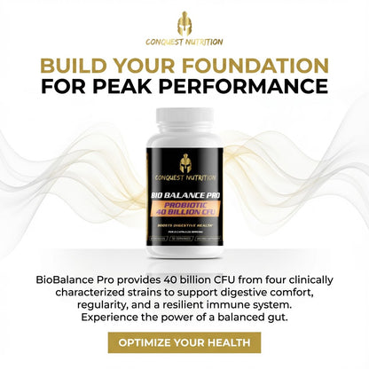 Bio Balance Pro Probiotic - 40 Billion CFU | 60 Veggie Capsules for Digestive Health