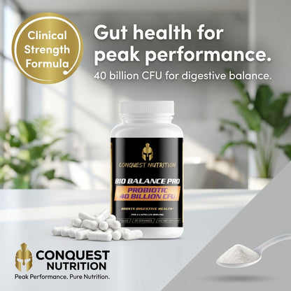 Bio Balance Pro Probiotic - 40 Billion CFU | 60 Veggie Capsules for Digestive Health