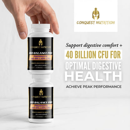 Bio Balance Pro Probiotic - 40 Billion CFU | 60 Veggie Capsules for Digestive Health